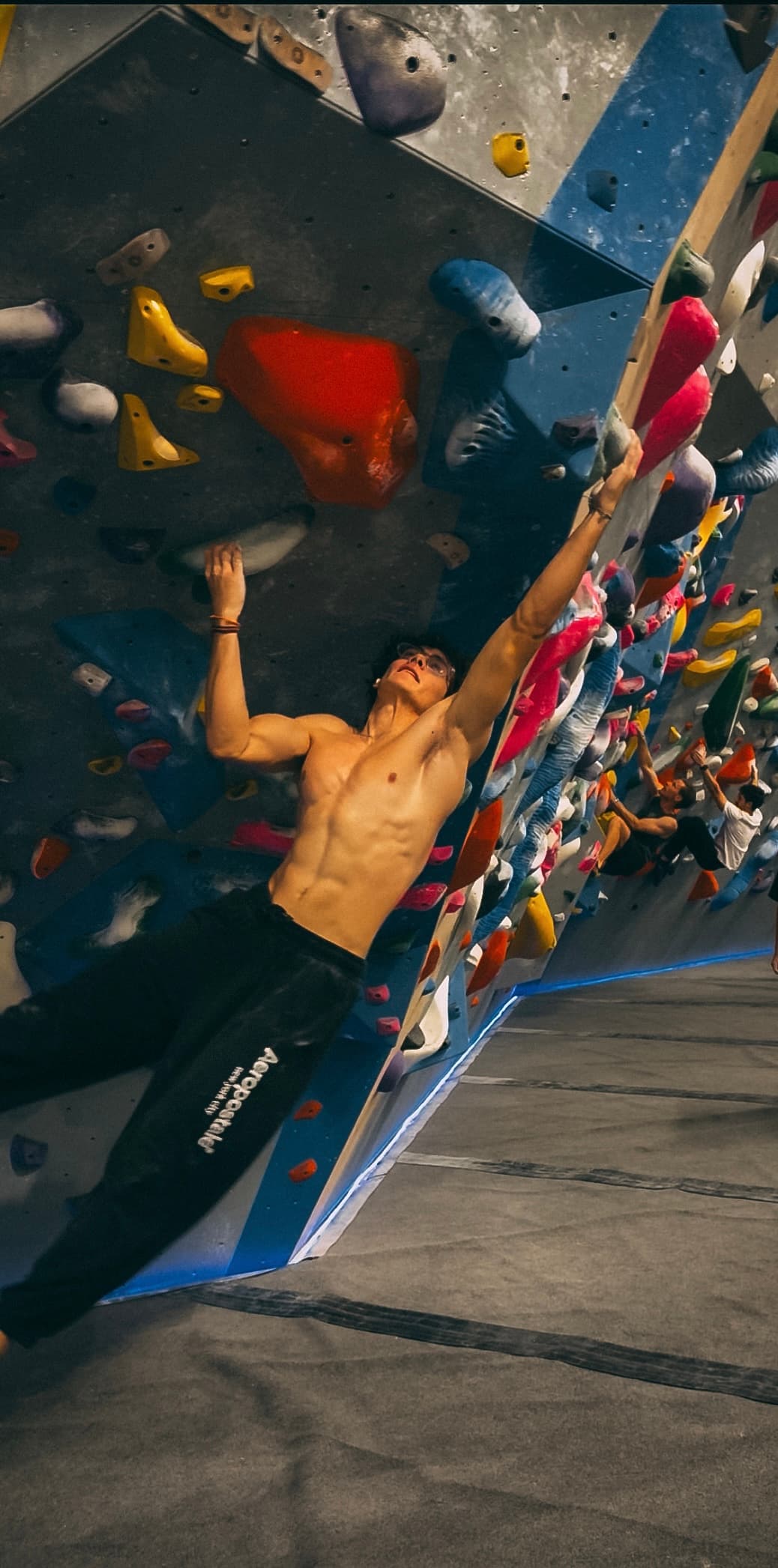 Matias on the overhang
