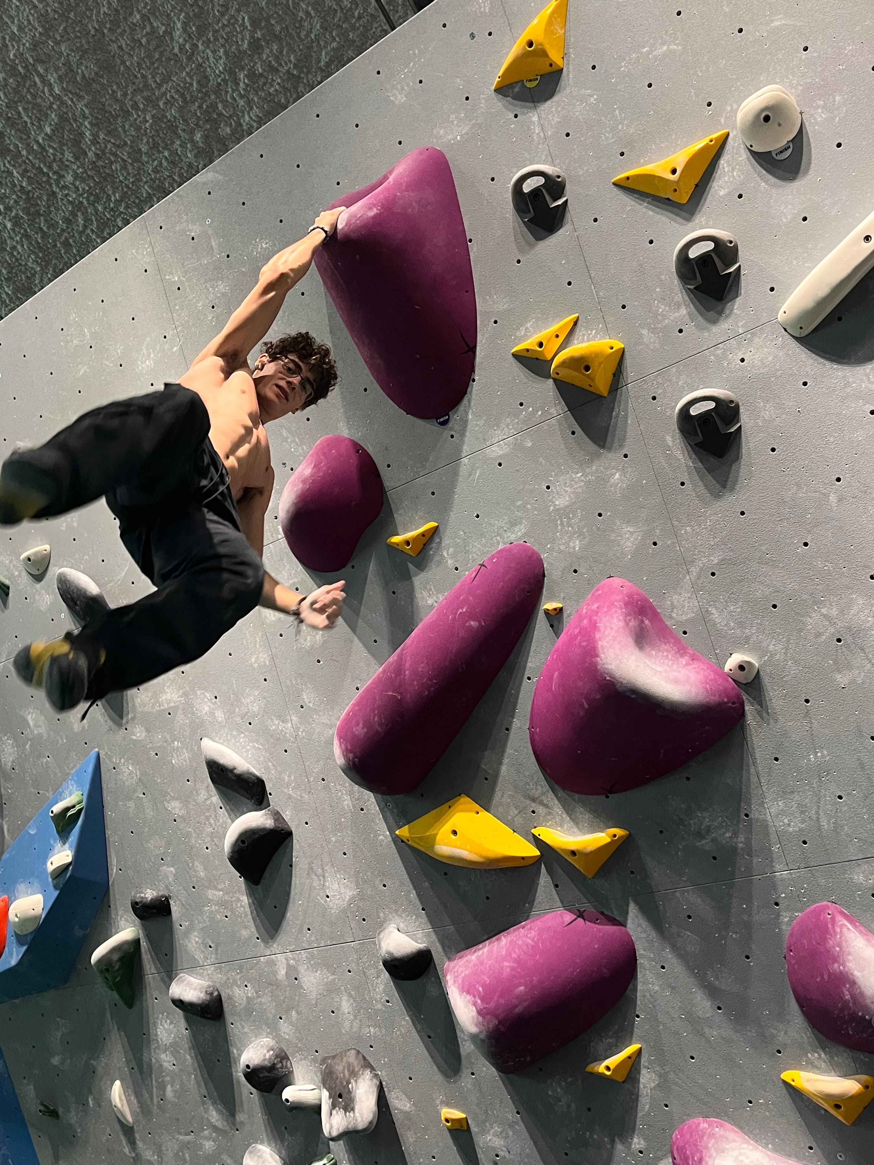 Matias on the wall