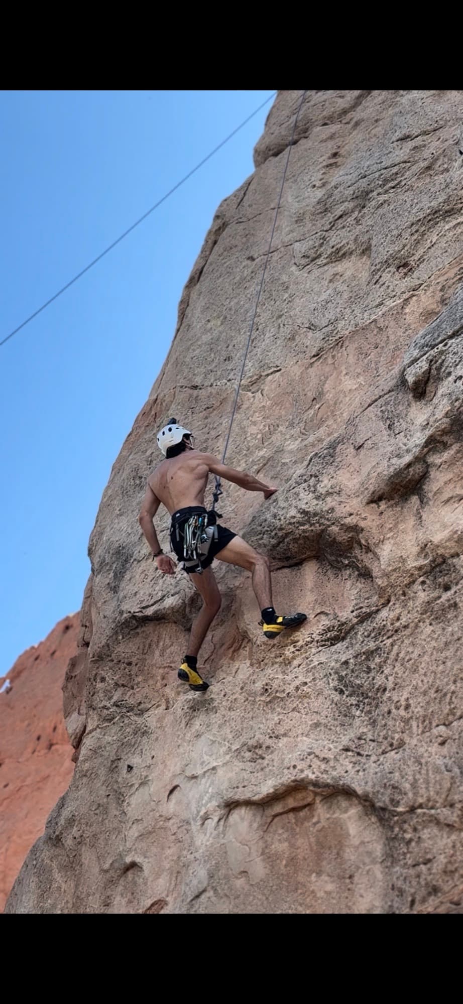 Matias on real rock