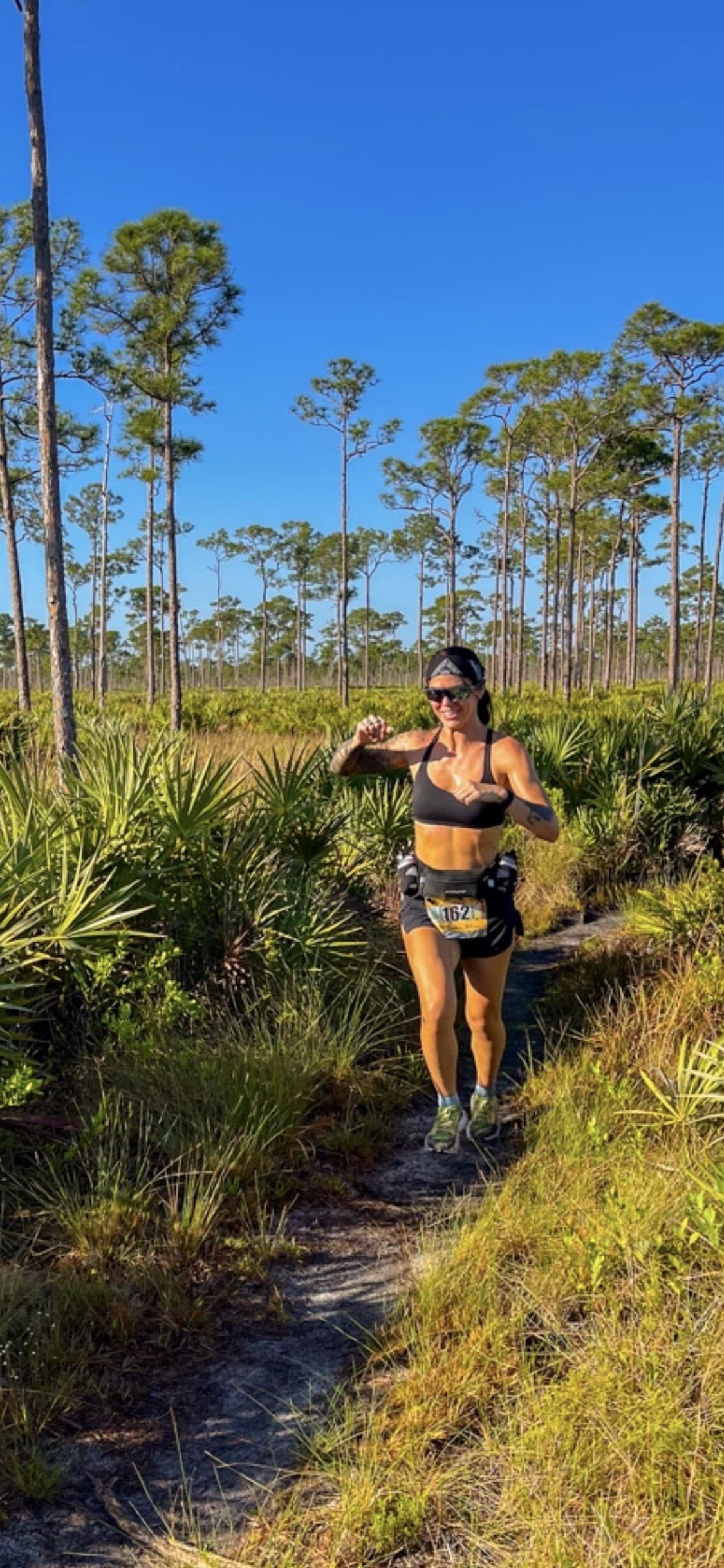 First trail race
